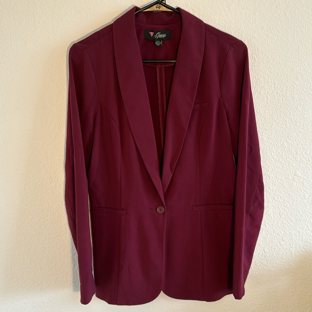Guess Blazer, maroon